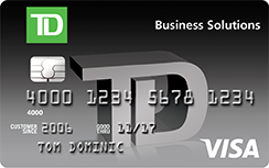 TD Business solutions Visa Signature credit card for small businesses
