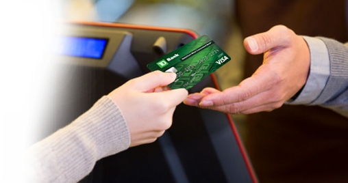 TD Bank Visa Debit Card: the easy and secure way to shop.