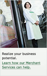 Realize your business potential.
Learn how our Merchant Services can help.